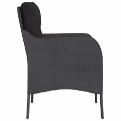 VidaXL 365145 chaise d'extérieur Terrace Siège rembourré Polyuréthane, Acier Noir - Vue supplémentaire 6