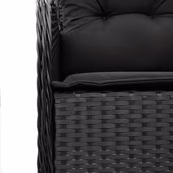 VidaXL 365145 chaise d'extérieur Terrace Siège rembourré Polyuréthane, Acier Noir - Vue supplémentaire 8