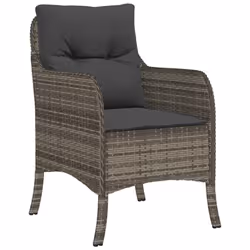 VidaXL 365147 chaise d'extérieur Terrace Siège rembourré Polyuréthane, Acier Gris - Vue supplémentaire 4