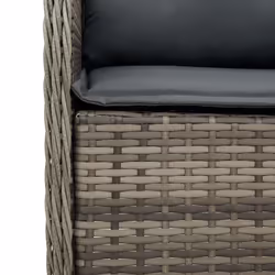 VidaXL 365147 chaise d'extérieur Terrace Siège rembourré Polyuréthane, Acier Gris - Vue supplémentaire 8