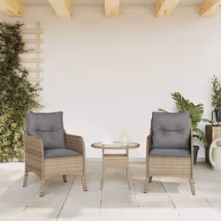 VidaXL 365149 chaise d'extérieur Terrace Siège rembourré Polyuréthane, Acier Gris