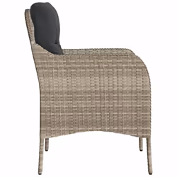 VidaXL 365150 chaise d'extérieur Terrace Siège rembourré Polyuréthane, Acier Anthracite - Vue supplémentaire 6