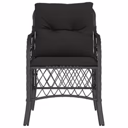VidaXL 365153 chaise d'extérieur Terrace Siège rembourré Polyuréthane, Acier Noir - Vue supplémentaire 5