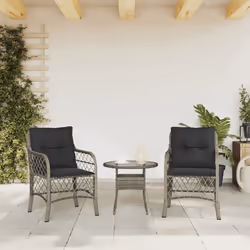 VidaXL 365155 chaise d'extérieur Terrace Siège rembourré Polyuréthane, Acier Gris