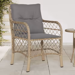 VidaXL 365157, Terrace, Siège rembourré, Polyuréthane, Acier, Gris, 110 kg, 585 mm