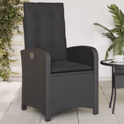 Détendez-vous et profitez de l'extérieur dans cette chaise de jardin inclinable confortable ! Matériau durable : la résine tr ...