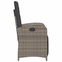 VidaXL 365195 chaise d'extérieur Terrace Siège rembourré Polyuréthane, Acier Gris - Vue supplémentaire 6