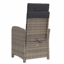 VidaXL 365195 chaise d'extérieur Terrace Siège rembourré Polyuréthane, Acier Gris - Vue supplémentaire 7