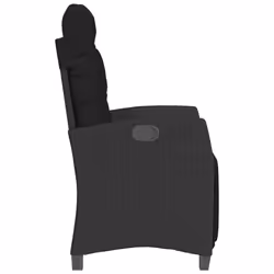 VidaXL 365233 chaise d'extérieur Terrace Siège rembourré Polyuréthane, Acier Noir - Vue supplémentaire 5