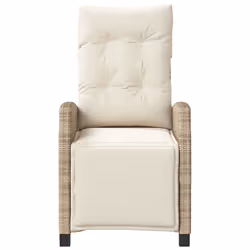 VidaXL 365244 chaise d'extérieur Terrace Siège rembourré Polyuréthane, Acier Crème, Blanc - Vue supplémentaire 5