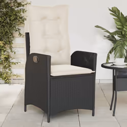 Détendez-vous et profitez de l'extérieur dans cette chaise de jardin inclinable confortable ! Matériau durable : la résine tr ...