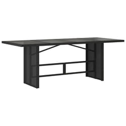 VidaXL 365304 table de jardin Noir