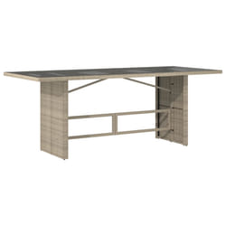 VidaXL 365308 table de jardin Gris