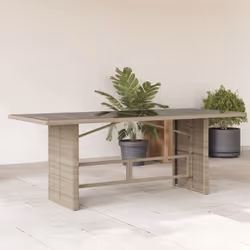 VidaXL 365308 table de jardin Gris