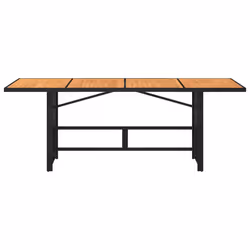 VidaXL 365309 table de jardin Noir - Vue supplémentaire 6