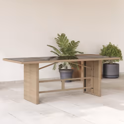 VidaXL 365311 table de jardin Beige