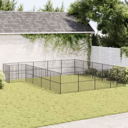 Description générale Gardez vos amis à quatre pattes dans un espace clos sûr et confortable avec ce parc pour chien. Cette ni ...