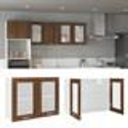 vidaXL Armoire à miroir à LED de bain chêne marron 100x12x45 cm