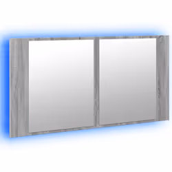 Ajoutez une touche d'aspect esthétique avec cette armoire à miroir à LED, qui convient parfaitement à votre salle de bain ! M ...