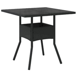 VidaXL 365521 table de jardin Noir