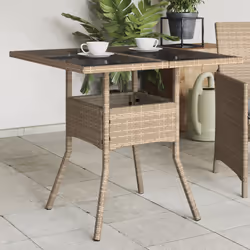 VidaXL 365523 table de jardin Beige