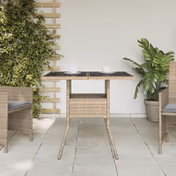 VidaXL 365523 table de jardin Beige