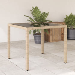 VidaXL 365527 table de jardin Beige