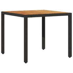 VidaXL 365529 table de jardin Noir