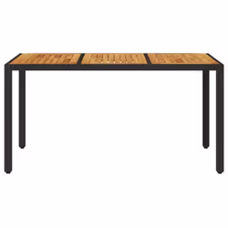 VidaXL 365535 table de jardin Noir - Vue supplémentaire 4