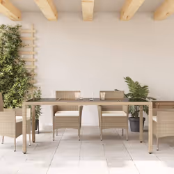 VidaXL 365539 table de jardin Beige