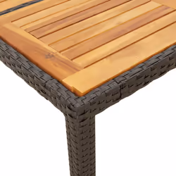 VidaXL 365541 table de jardin Noir - Vue supplémentaire 7