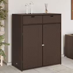 Cette armoire de rangement de jardin est parfaite pour garder vos coussins de meubles d'extérieur, fournitures de jardinage,  ...