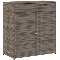 Cette armoire de rangement de jardin est parfaite pour garder vos coussins de meubles d'extérieur, fournitures de jardinage,  ...