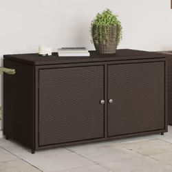 Cette armoire de rangement de jardin est parfaite pour garder vos coussins de meubles d'extérieur, fournitures de jardinage,  ...