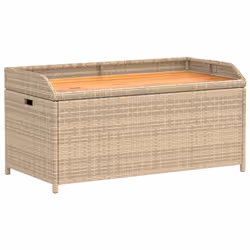 VidaXL 365951, Beige, Marron, Rotin, Acier, Bois d'acacia, 110 kg, Adultes et enfants, 1000 mm, 500 mm