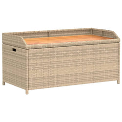 VidaXL 365951 banc de jardin Rotin, Acier, Bois d'acacia