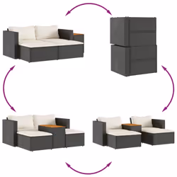 VidaXL 365725 Canapé de patio - Vue supplémentaire 8