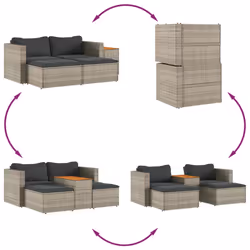 VidaXL 365726 Canapé de patio - Vue supplémentaire 8