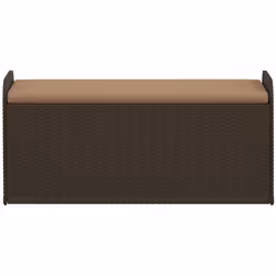VidaXL 365729 banc de jardin Rotin, Acier - Vue supplémentaire 4