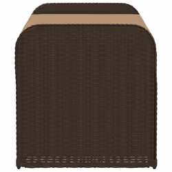 VidaXL 365729 banc de jardin Rotin, Acier - Vue supplémentaire 5