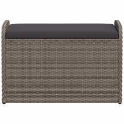VidaXL 365731 banc de jardin Rotin, Acier - Vue supplémentaire 4