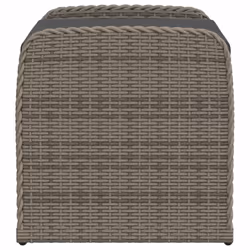 VidaXL 365731 banc de jardin Rotin, Acier - Vue supplémentaire 5