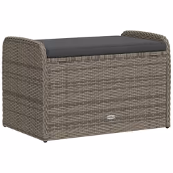 VidaXL 365731 banc de jardin Rotin, Acier - Vue supplémentaire 6