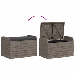 VidaXL 365731 banc de jardin Rotin, Acier - Vue supplémentaire 7