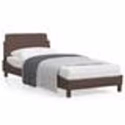vidaXL Cadre de lit sans matelas marron 80x200 cm similicuir - 80 x 200 cm