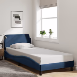 Obtenez une meilleure nuit de sommeil reposante grâce à ce cadre de lit avec tête de lit ! Il est un supplément accueillant à ...