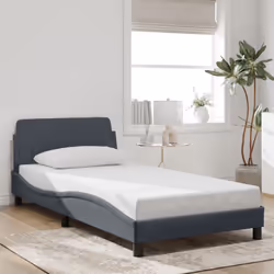 Obtenez une meilleure nuit de sommeil reposante grâce à ce cadre de lit avec tête de lit ! Il est un supplément accueillant à ...