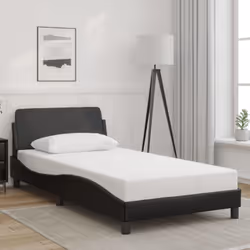 Obtenez une meilleure nuit de sommeil reposante grâce à ce cadre de lit avec tête de lit ! Il est un supplément accueillant à ...