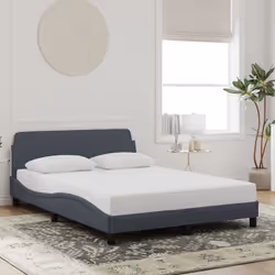 Obtenez une meilleure nuit de sommeil reposante grâce à ce cadre de lit avec tête de lit ! Il est un supplément accueillant à ...