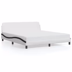 VidaXL 373244, Noir, Blanc, 1850 mm, 2,18 m, 745 mm, 1800 x 2000 mm, 1 pièce(s)